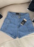 shorts jeans cargo azul claro]