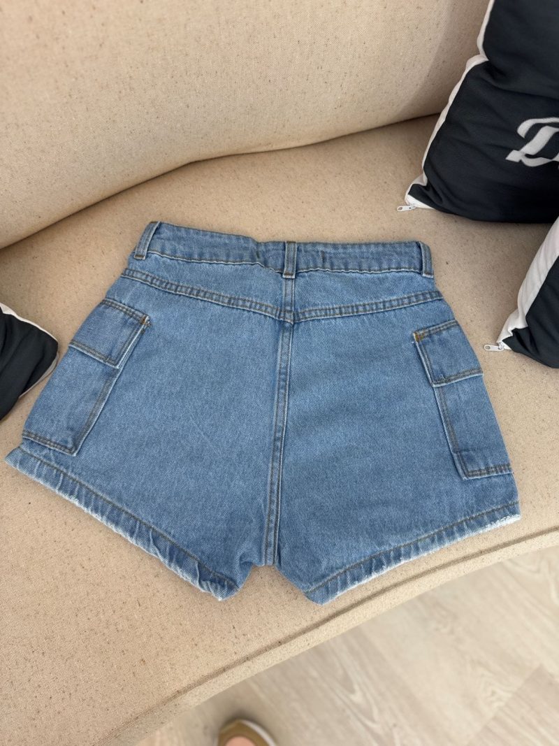 shorts jeans cargo azul claro 001