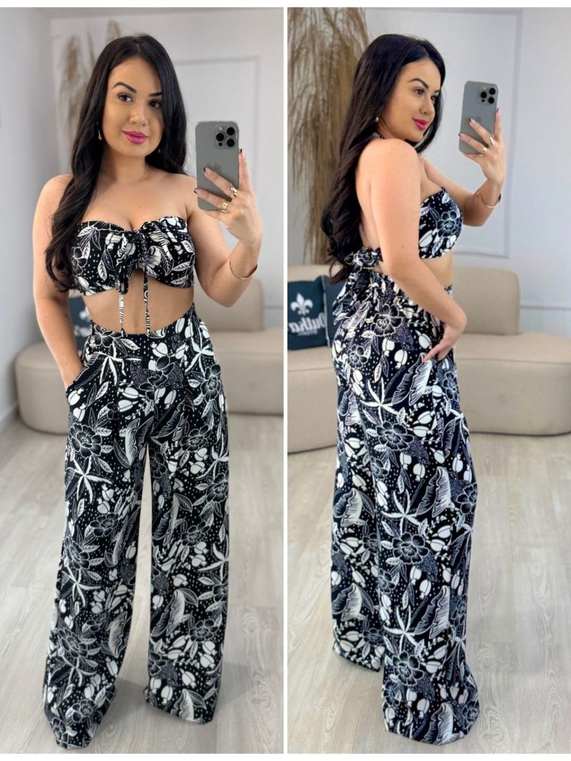 conjunto estampado preto 253