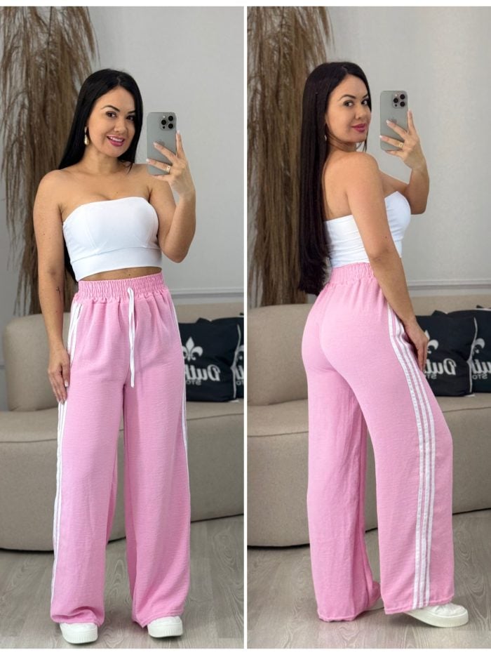 calca 2 listras rosa bebe 289