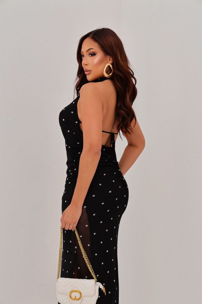 vestido bolinhas preto poa 031 vestido bolinhas preto poa 031