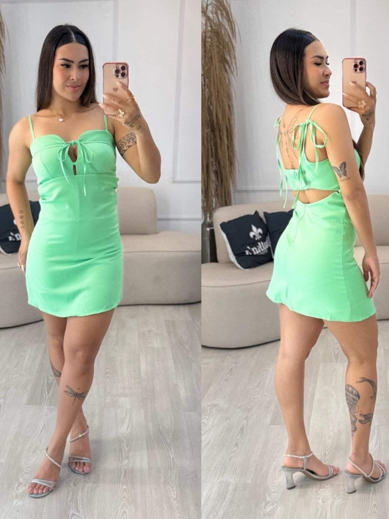 vestido midi regata canelado azul bebe 066