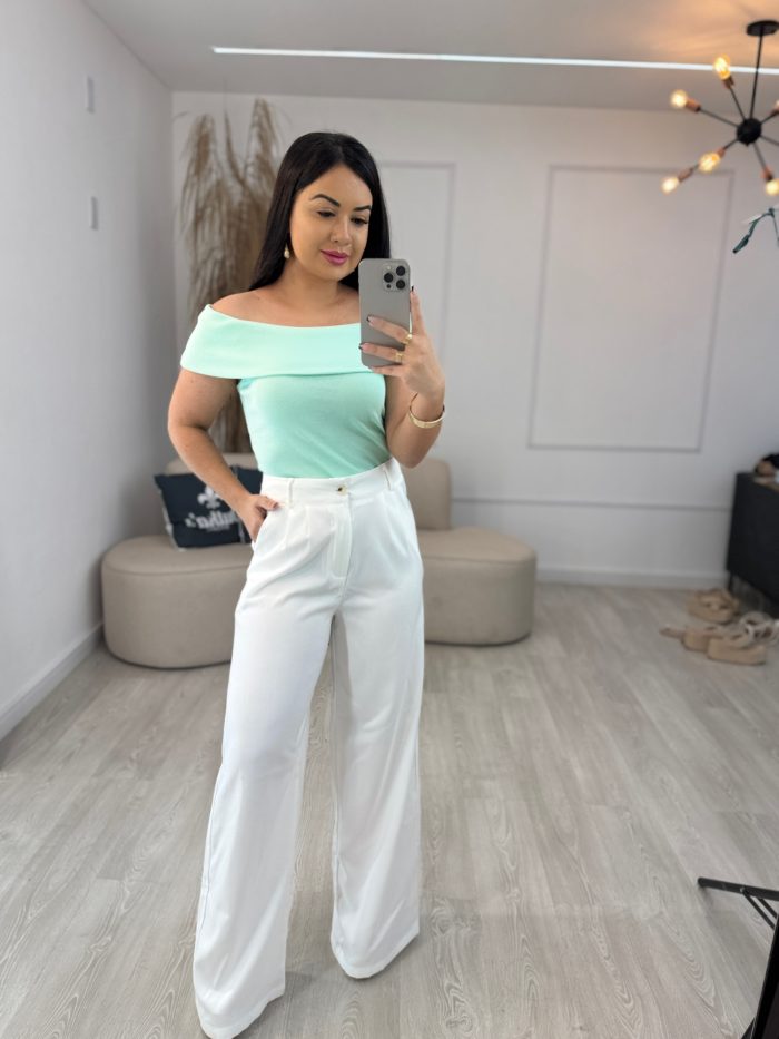 blusa canelada premium mila verde agua 154 blusa canelada premium mila verde agua 154