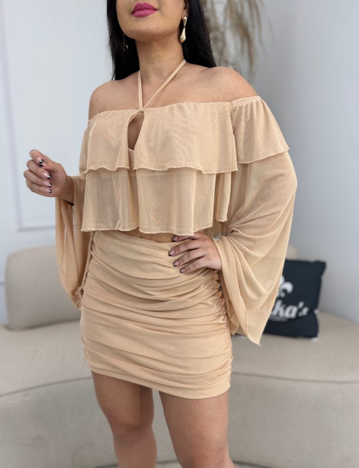 conjunto tule nude 230 conjunto tule nude 230