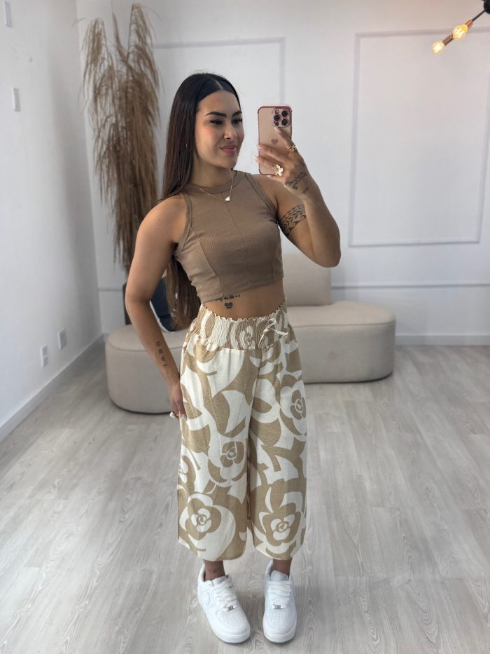 calca pantacourt marrom 061 calca pantacourt marrom 061