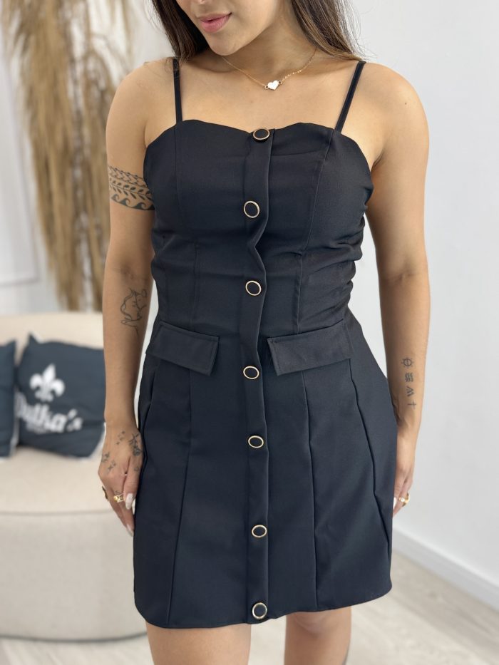 vestido midi regata canelado azul bebe 066