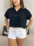 cropped botão preto 189