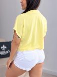 cropped botão amarelo 188