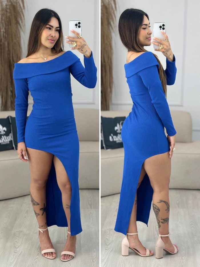 vestido longo helen azul royal 259