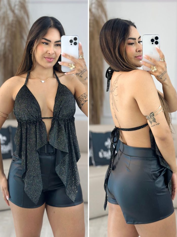 cropped luxo lurex preto 175 cropped luxo lurex preto 175