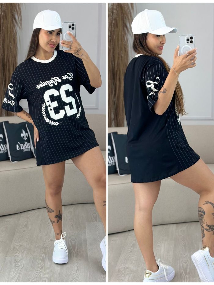 camisetão los angeles 23 preta 328