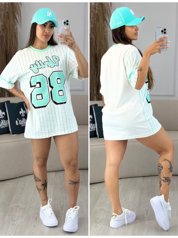 camisetão unity 86 branca com verde 330