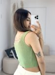 cropped modal regata verde 487