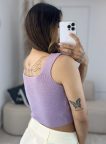 cropped modal regata lilás 477