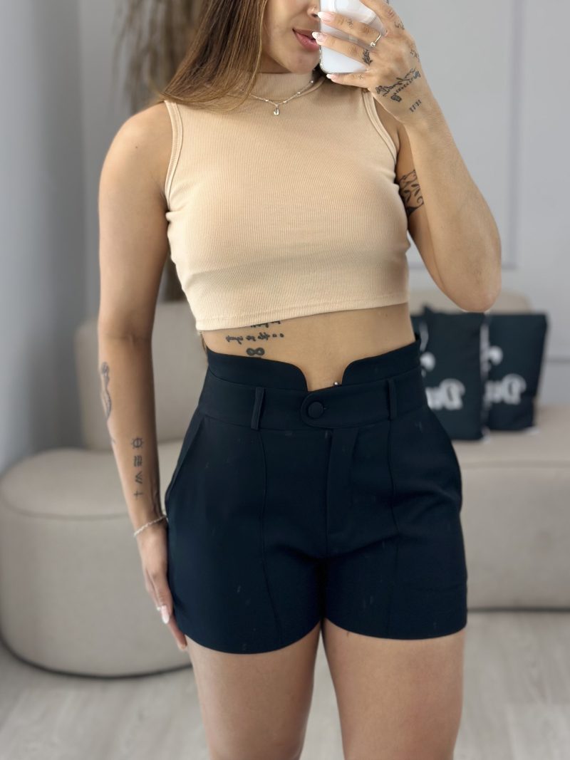 shorts alfaiataria preto 671