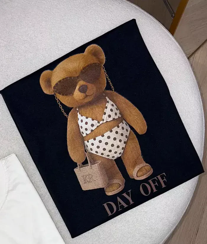 t shirt urso day off 549