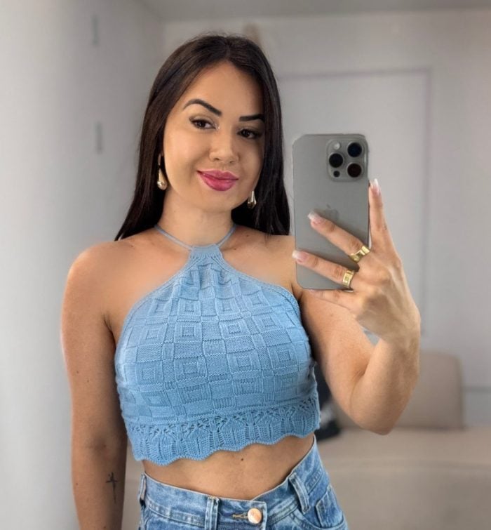 cropped modal costas nua azul 497