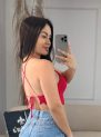 cropped modal costas nua vermelho 493