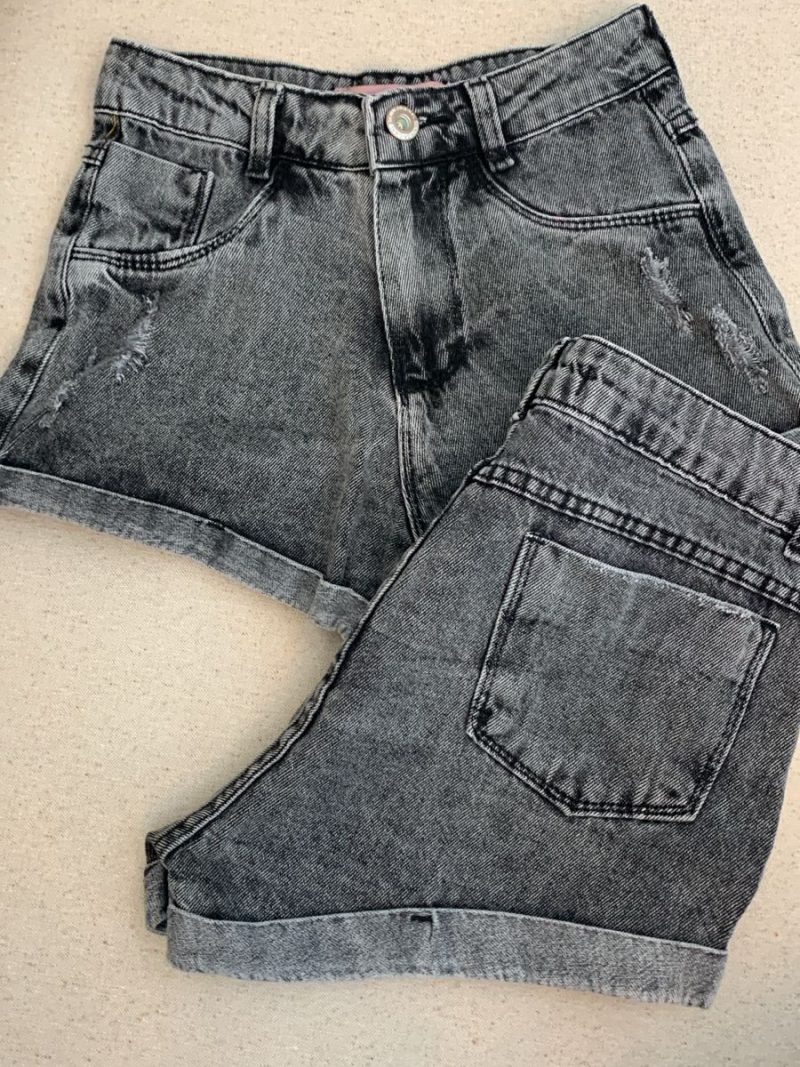 shorts jeans estonado 718