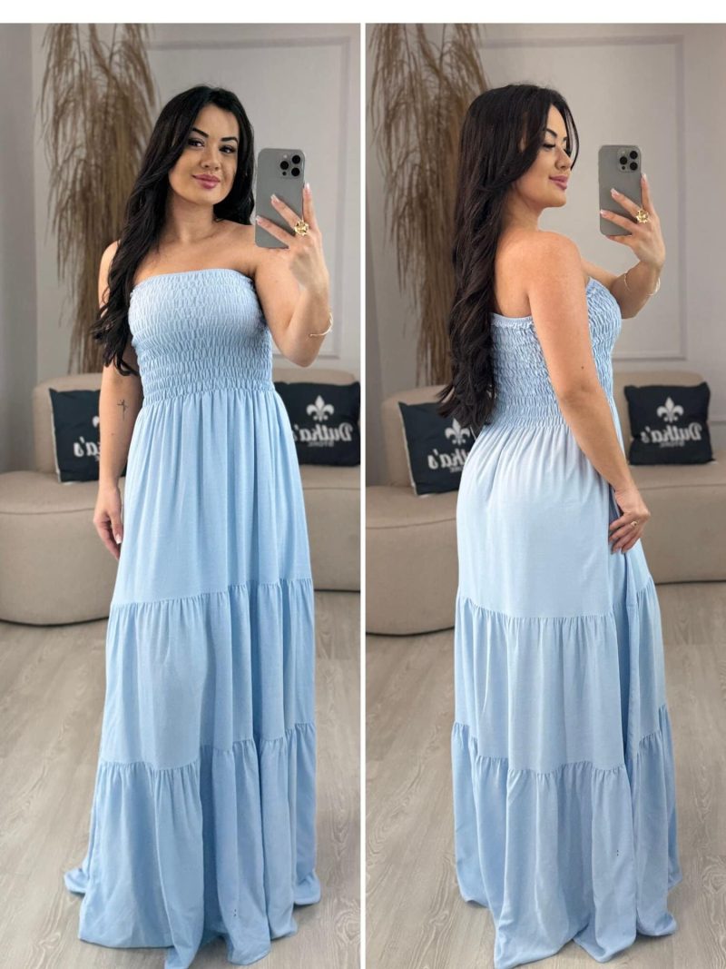 vestido três maria azul bebe 342