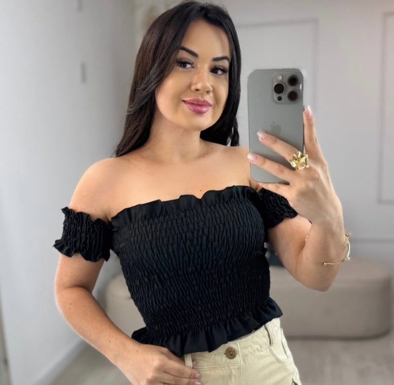 cropped ciganinha preto 389