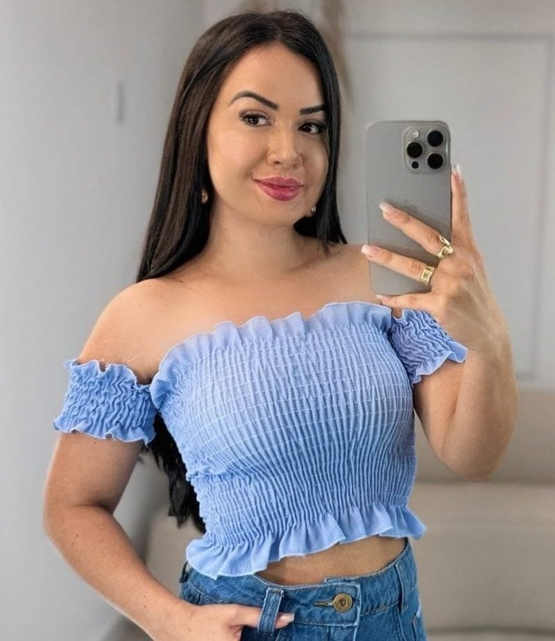 cropped ciganinha azul 393