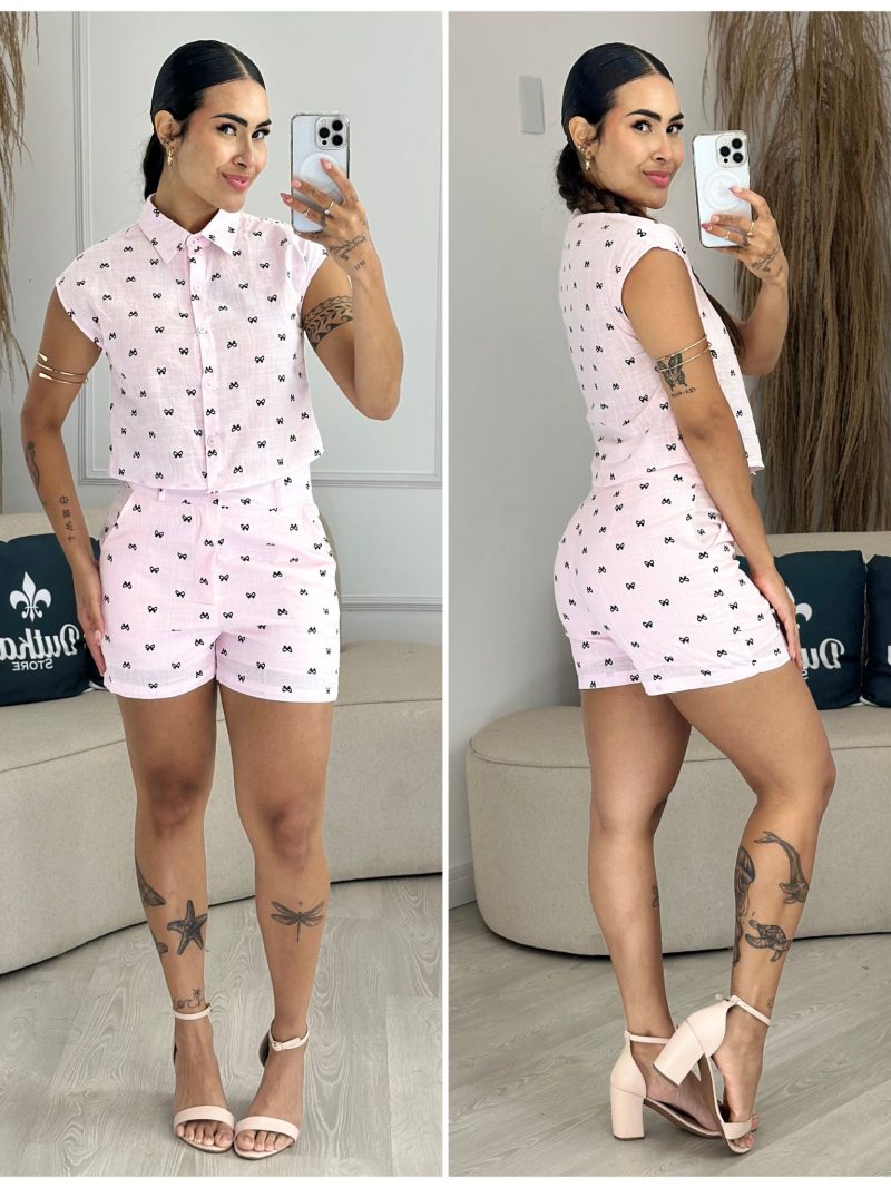 conjunto coração cinza 1232