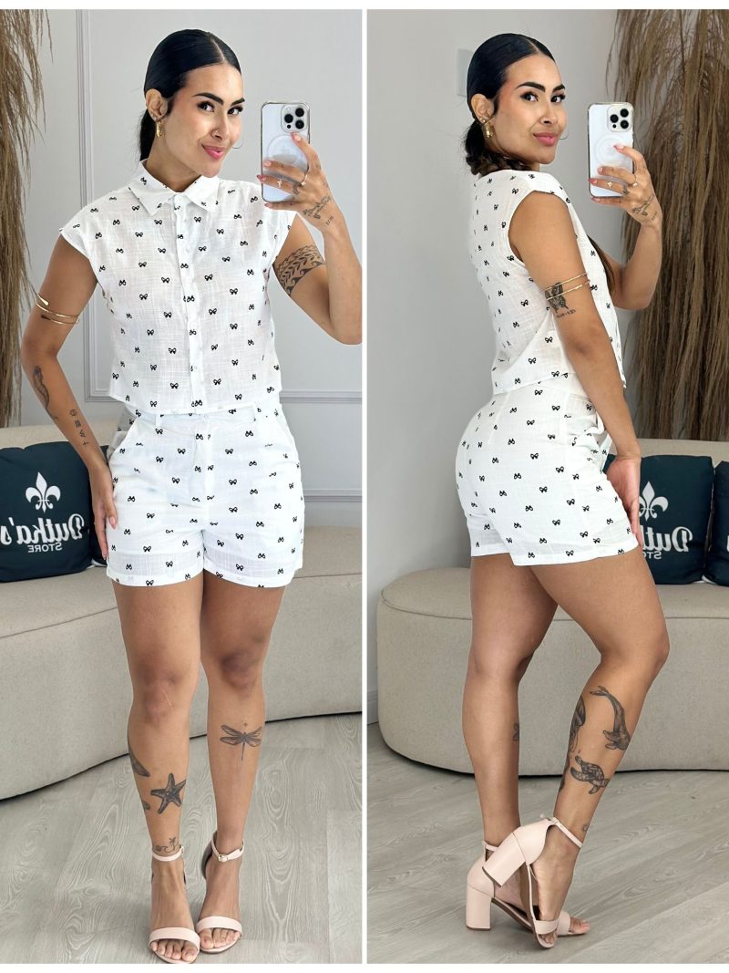 conjunto coração cinza 1232