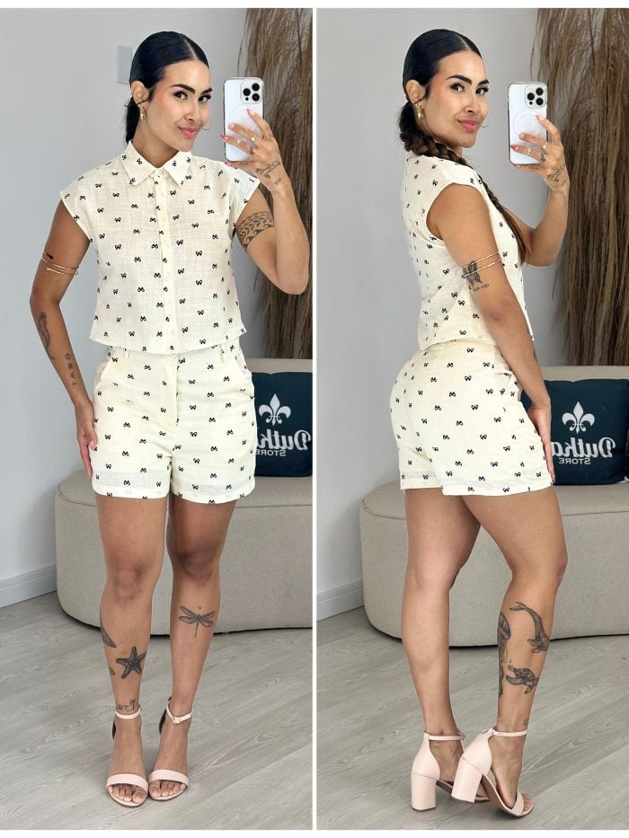 conjunto coração cinza 1232 conjunto coração cinza 1232