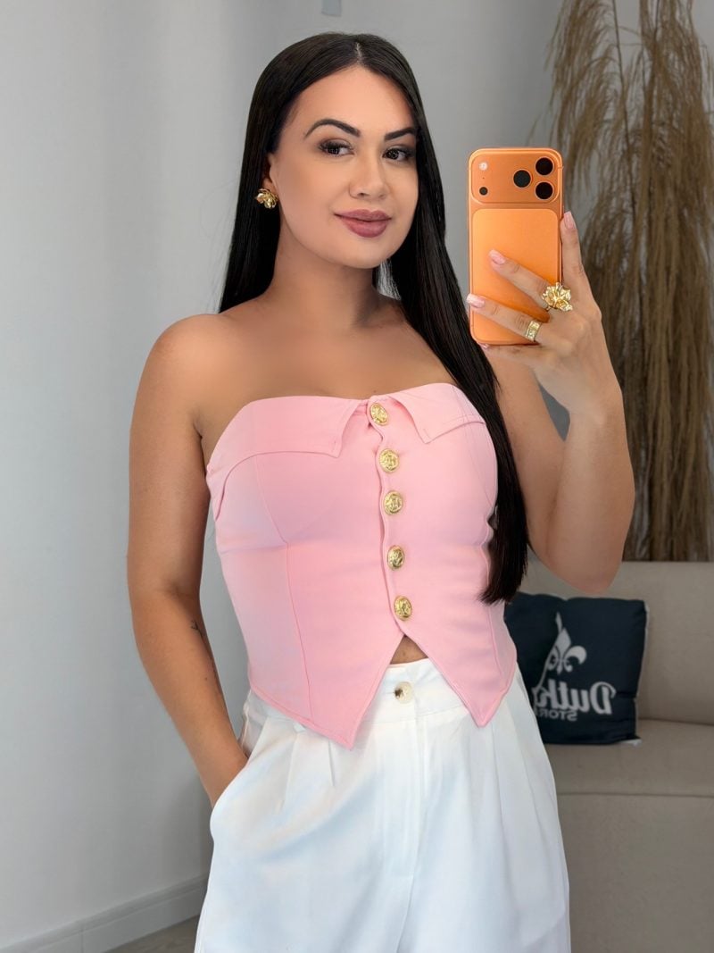 cropped botão preto 783
