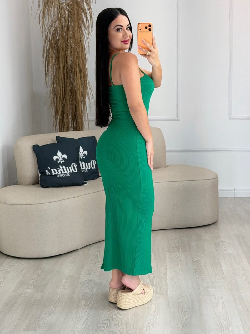 vestido tubinho canelado alcinha verde 952 vestido tubinho canelado alcinha verde 952