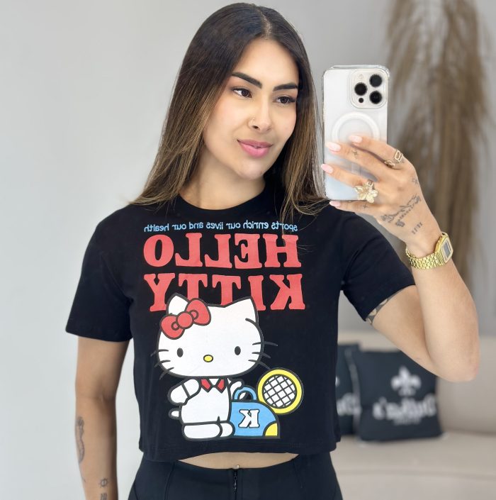 cropped camiseta hello kitty preto 1024