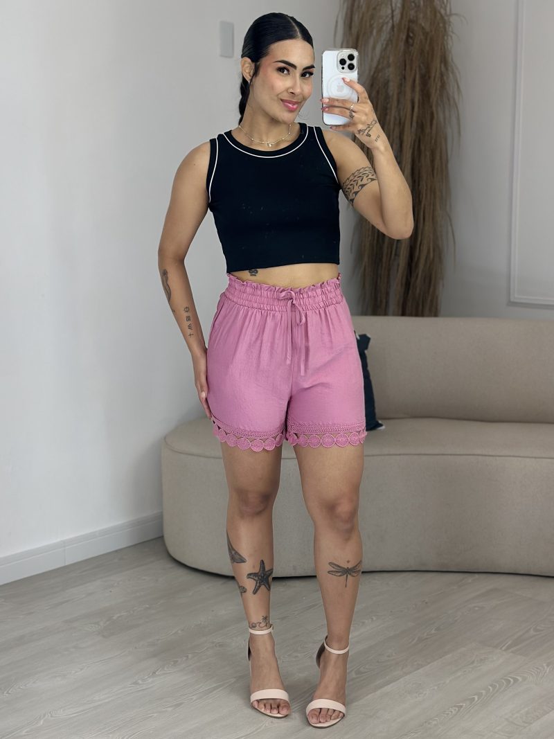 shorts molinho azul 1077