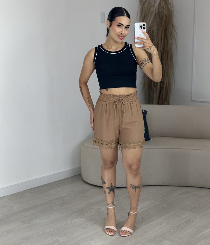 shorts molinho azul 1077