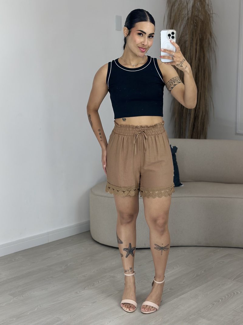 shorts molinho azul 1077