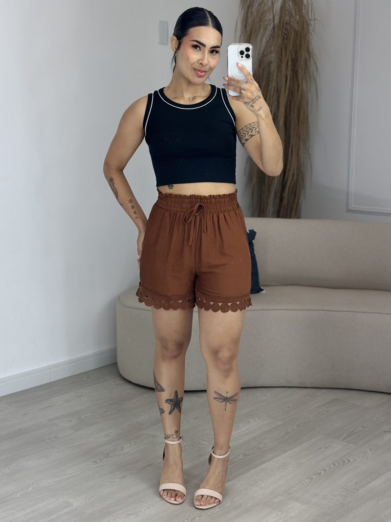 shorts molinho azul 1077