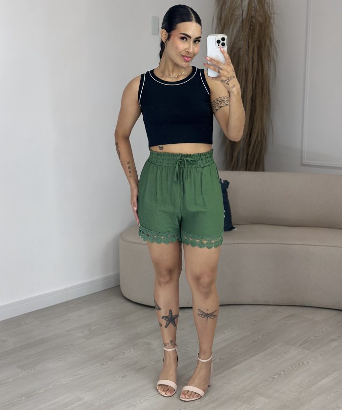 shorts molinho azul 1077