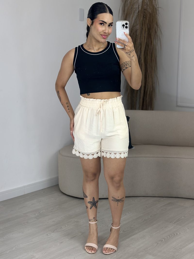 shorts molinho azul 1077