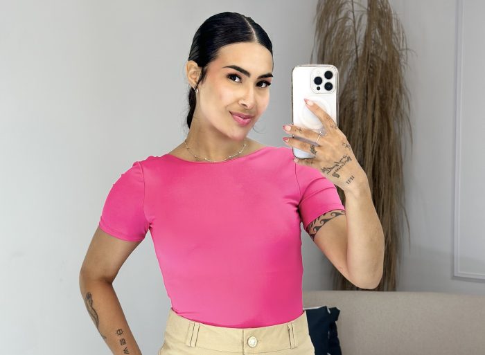body costas nua rosa 1091