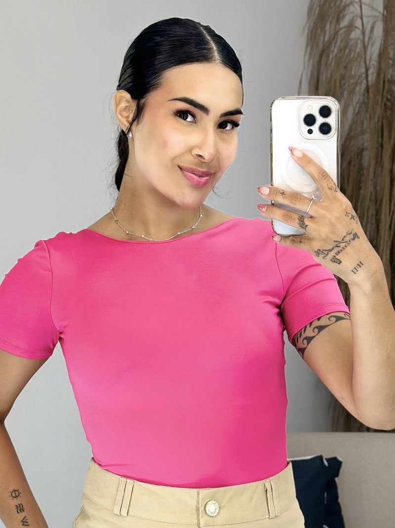 body costas nua rosa 1091