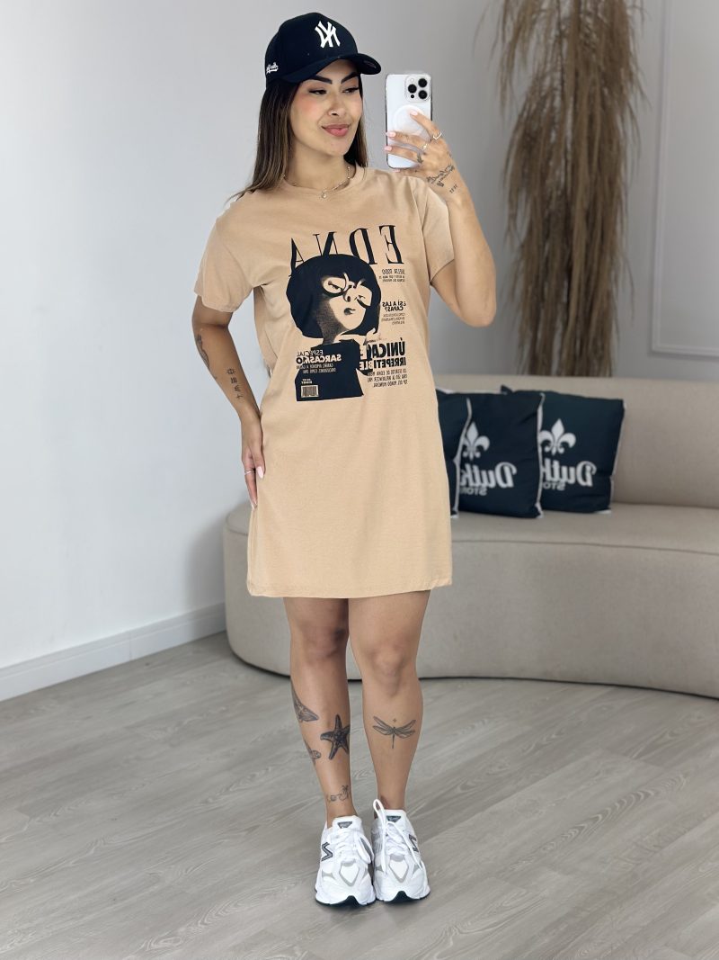 camisetão edna preto 850