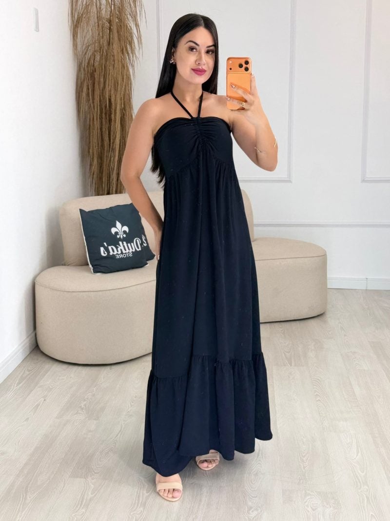 vestido longo amarelo 1134
