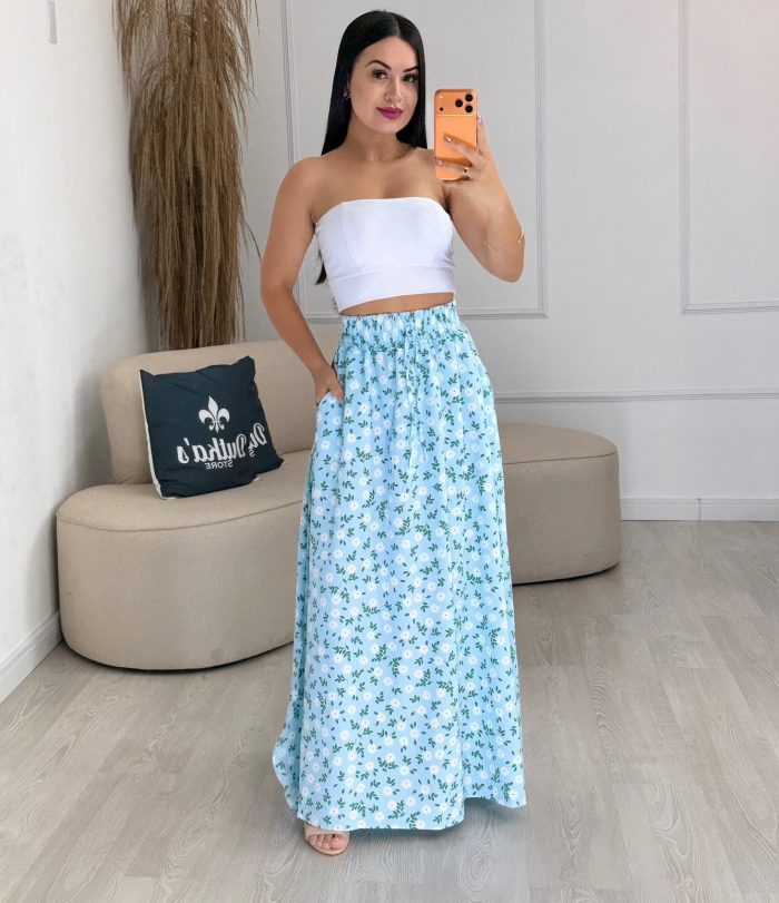 saia florzinha azul 1157