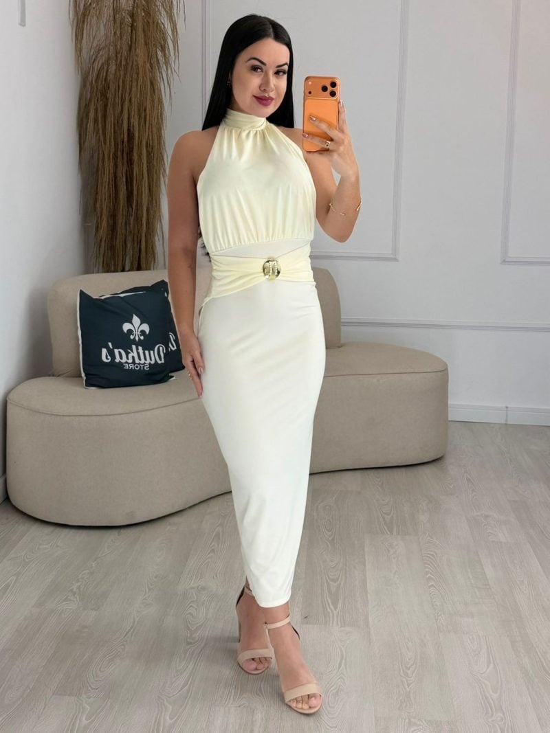 vestido july creme 1170