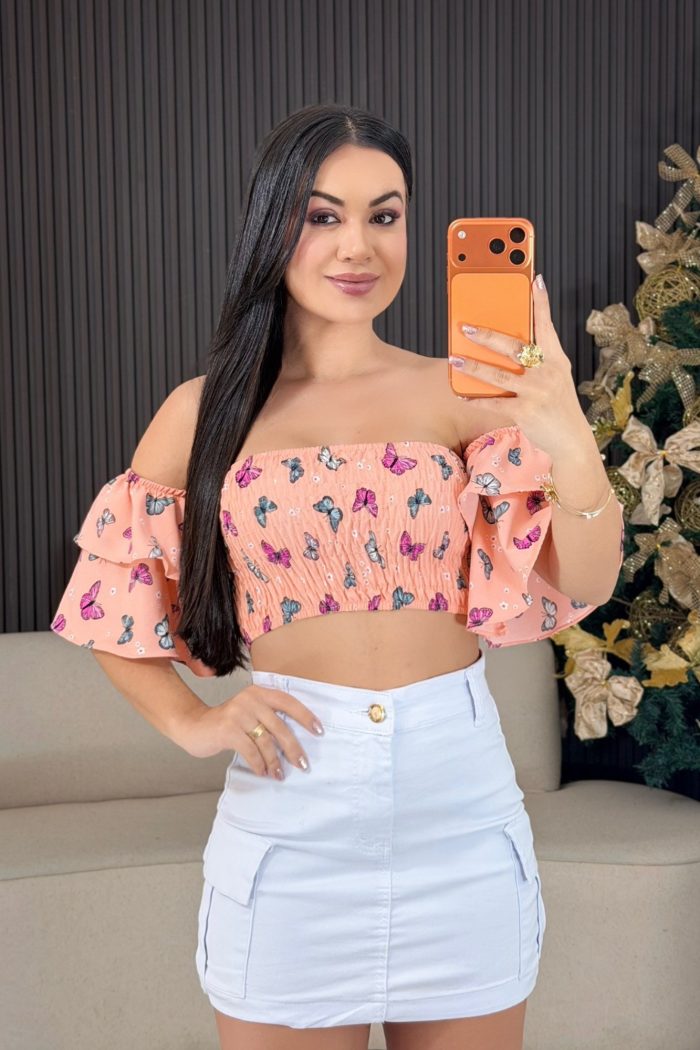 cropped jully salmão com borboletas 1394 cropped jully salmão com borboletas 1394