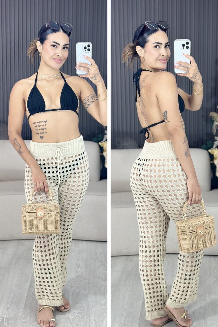 saída de praia calça nude 1409 saída de praia calça nude 1409