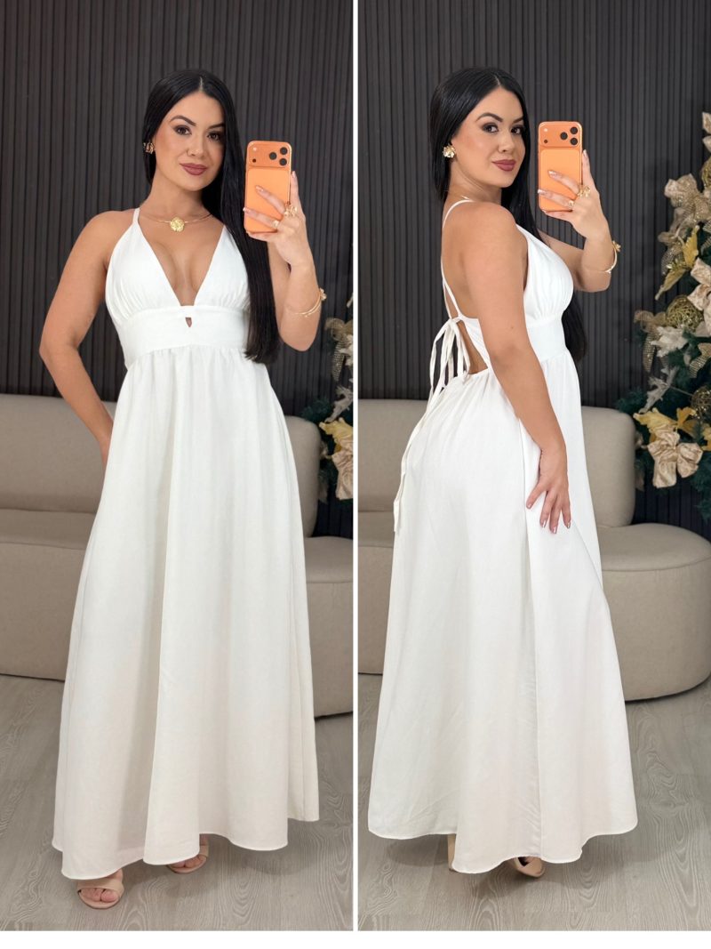 vestido longo sophia branco 6012