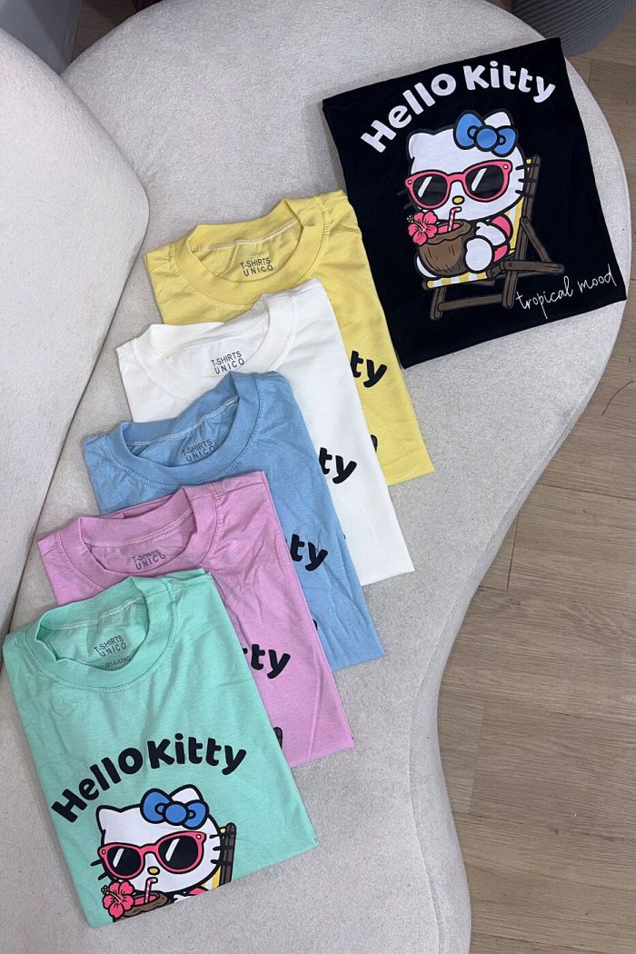 t shirt hello kity amarela 1531