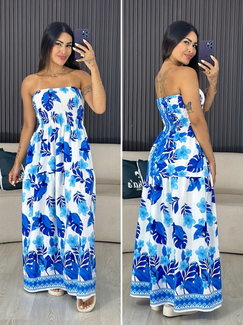 vestido yo branco com azul 1842