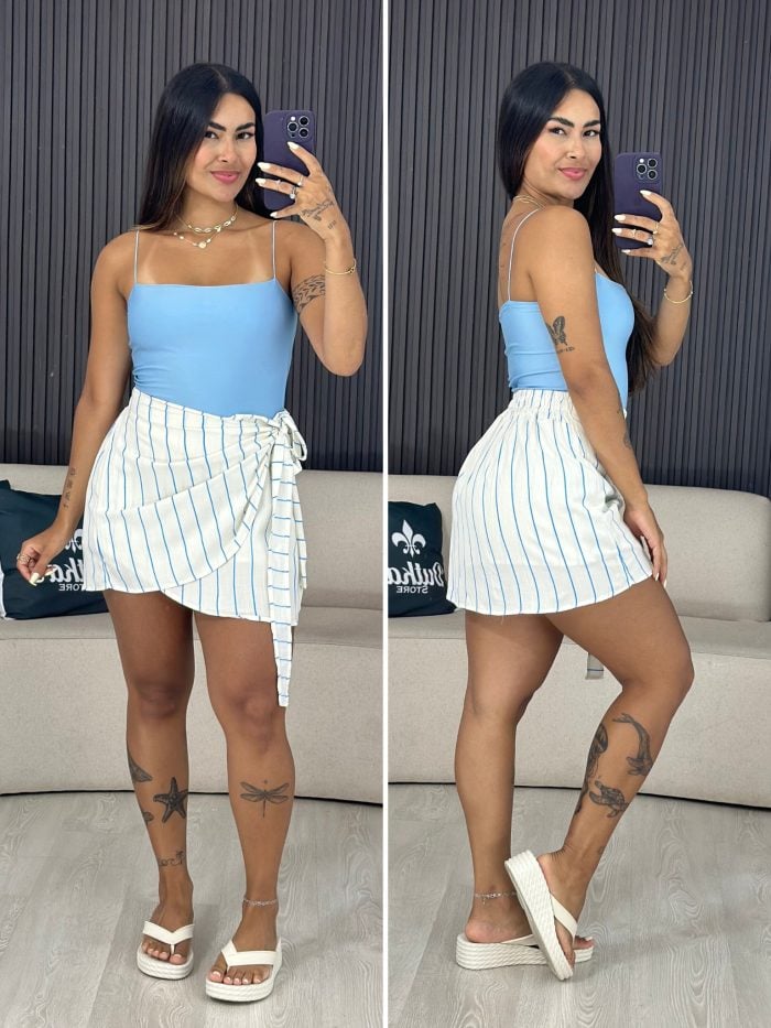 shorts saia off com azul 1813
